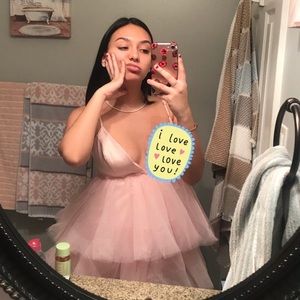 fashion nova she bad ruffle dress